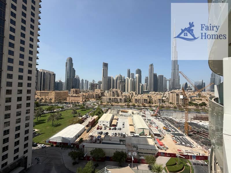 Furnished Studio| Burj View | Vacant | Spacious