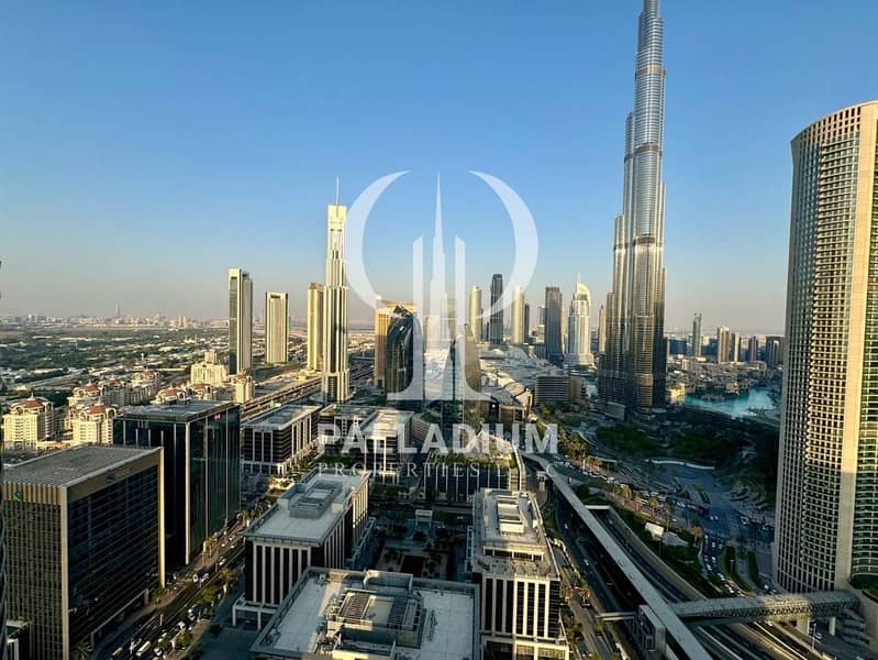 Premium living | Corner Unit | Direct Burj Khalifa and Sea View
