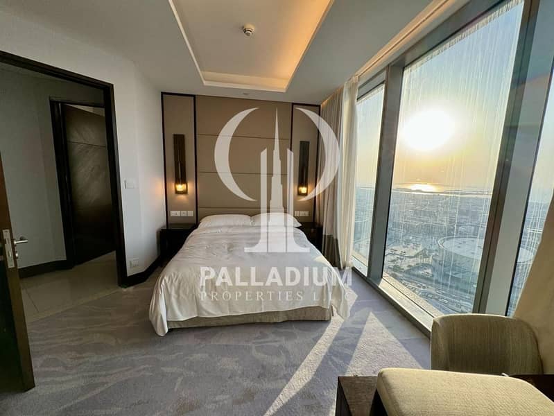 Premium living | Corner Unit | Direct Burj Khalifa and Sea View