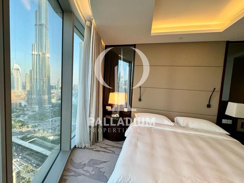 Premium living | Corner Unit | Direct Burj Khalifa and Sea View