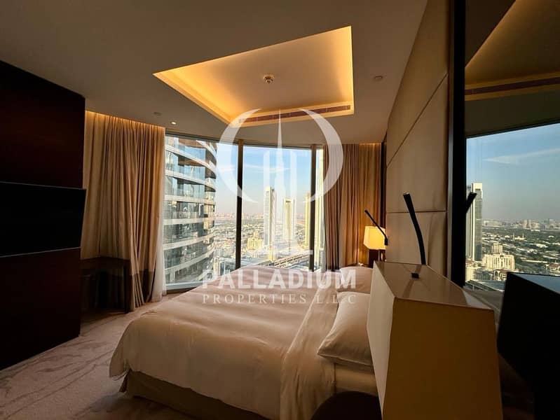 Premium living | Corner Unit | Direct Burj Khalifa and Sea View