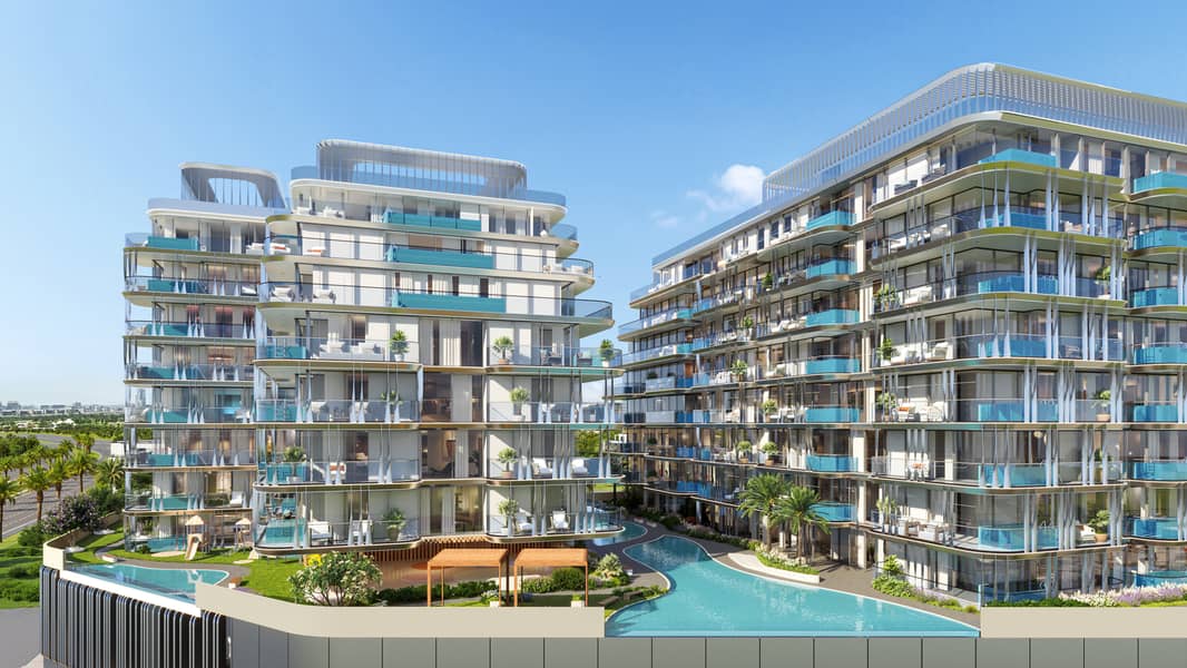 Elegant 3BR + Maid Semi-Furnished Home with Private Pool | Samana Ocean Bay