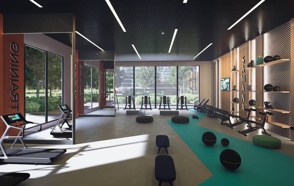 Elegant 3BR + Maid Semi-Furnished Home with Private Pool | Samana Ocean Bay - Image 15