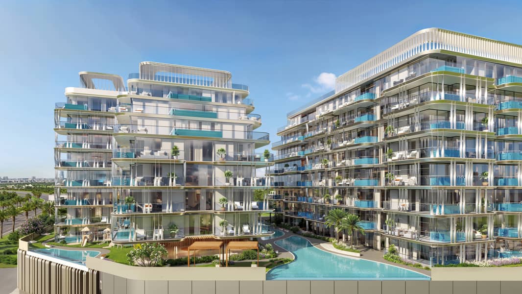 Elegant 3BR + Maid Semi-Furnished Home with Private Pool | Samana Ocean Bay - Image 20