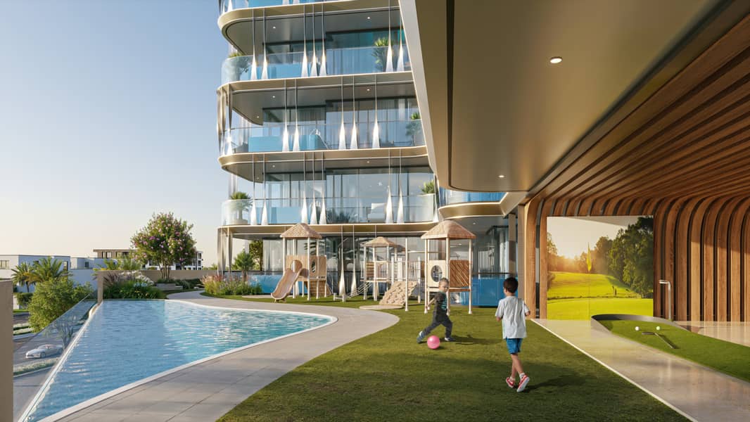 Elegant 3BR + Maid Semi-Furnished Home with Private Pool | Samana Ocean Bay - Image 21