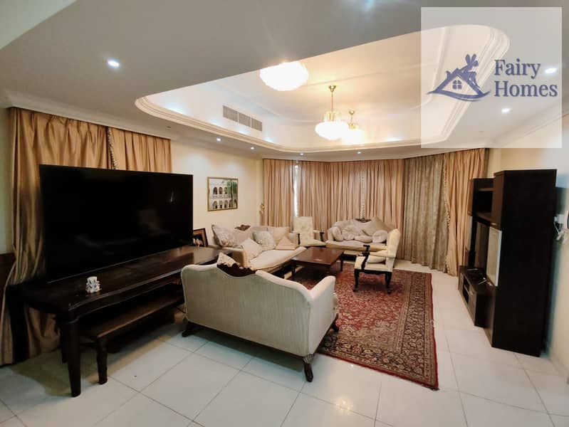 Furnished 6bed+Maid Villa | Majils+Lift | Vacant