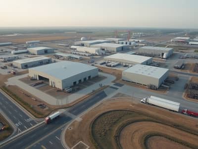 Mixed Use Land para en Venta en Al Jurf, Ajman - industrial land 3. jpeg Mixed Use Land para en Venta en Al Jurf, Ajman - industrial land 3. jpeg