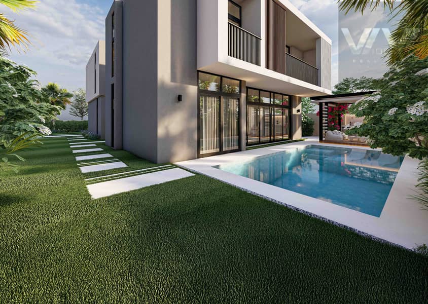 Maid & Driver Room | Private Pool | Landscaped Brand New | Single Row | Prime Location