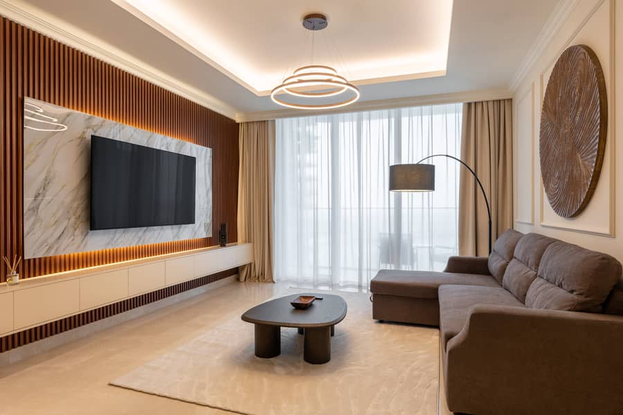 Chic 1BR Sea View – Palace Beach Residence 2