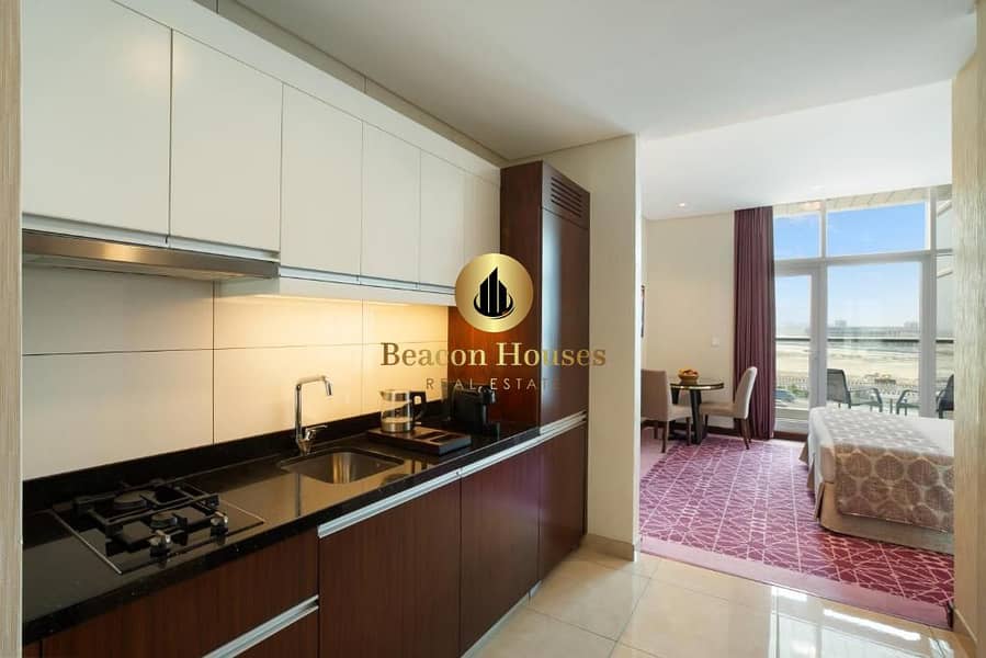 Stylish Studio | All-Inclusive Living | Burj View