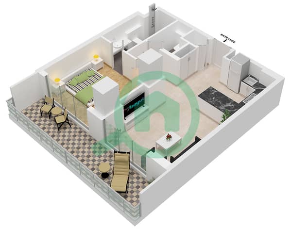 Type A Unit 15 Floor 14,16 Type A Unit 15 Floor 14,16