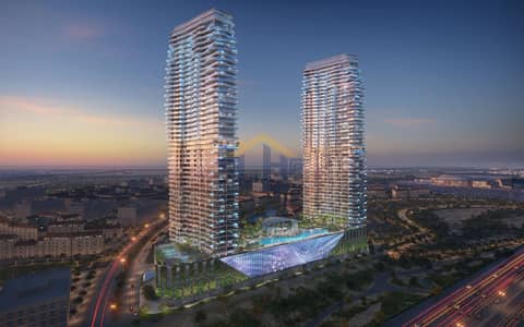 Студия Продажа в Сити оф Арабия, Дубай - 24771600_ONE Tower_V 02B Aerial Dusk_20241004. jpg Студия Продажа в Сити оф Арабия, Дубай - 24771600_ONE Tower_V 02B Aerial Dusk_20241004. jpg