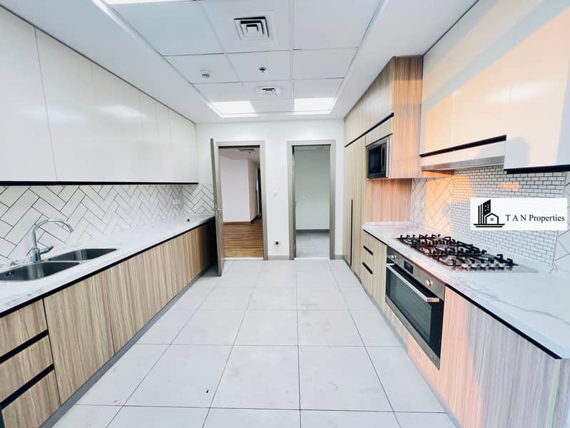 High Rise 3BHK With Big Balconies || With Maid Room || Kitchen Appliances || With All Amenities - Image 13