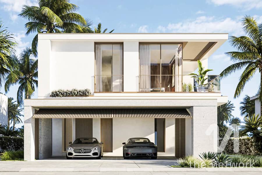 WATERFRONT FACING | LARGER TYPE G+2 | CORNER VILLA