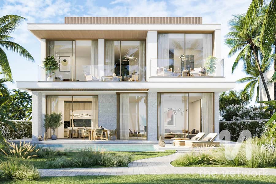 WATERFRONT FACING | LARGER TYPE G+2 | CORNER VILLA