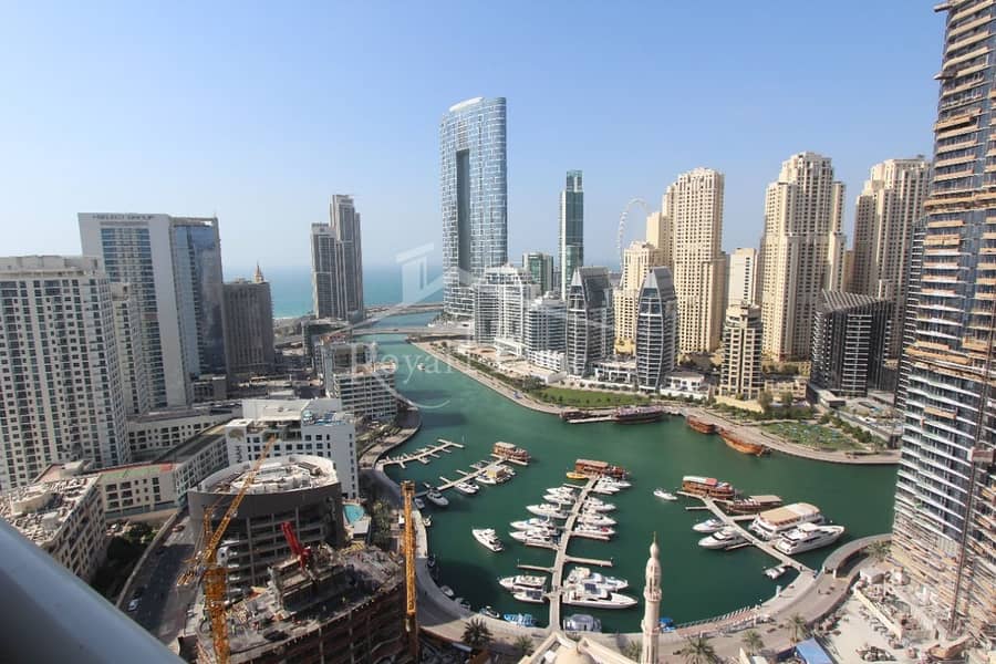 Full Marina View, Opal Tower 2BR with maids room