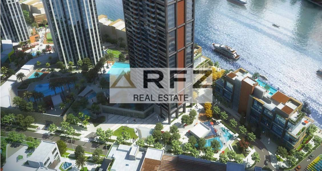 Handover Next month+ Burj KHalifa + Canal view