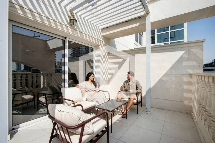 Livbnb-Modern 1BR with Stunning Terrace near JVC Castle Park - Image 28