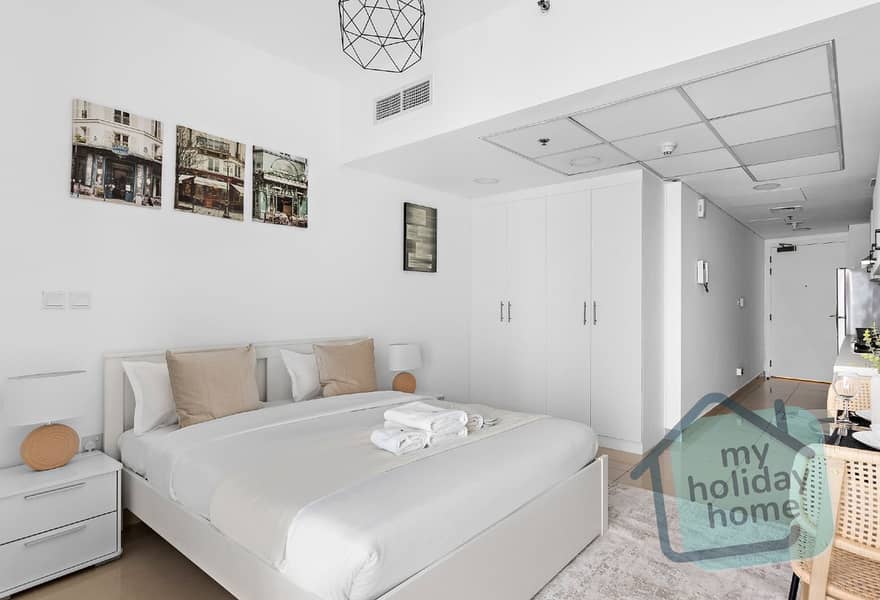 Cozy Studio | Fully Furnished | City View