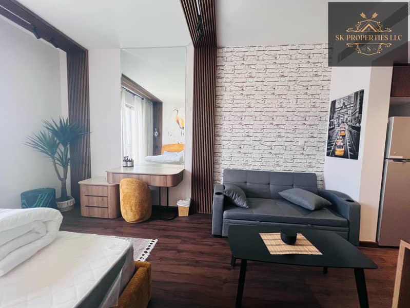 Luxury Fully Furnished Studio for Rent in Uptown Al Zahia – Zahoor 4, Muweilah, Sharjah!