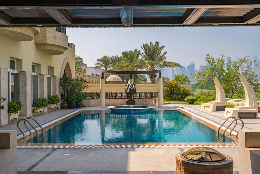 Golf Course &Sky Line View|Arabic Style Huge Villa