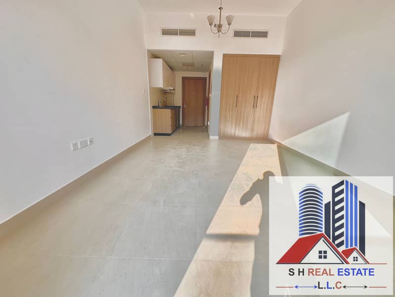 Brand New Very Spacious Studio With Balcony Ready To Move/Gym Pool And Kids play Area !Only 46k