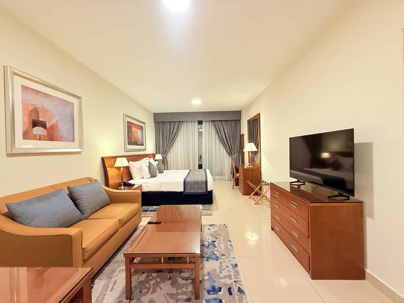 Fully Furnished || Dewa Free || All Amenities || Prime Location