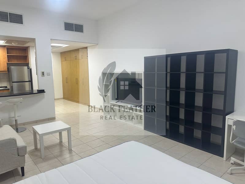 6 Cheqs brand New Fully furnished XXL Studio Next to carrefour and Metro @ 58k