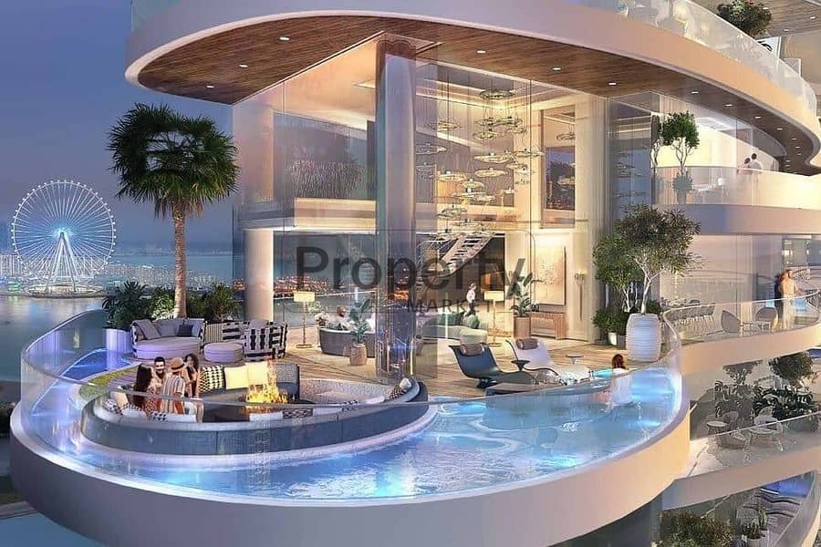 Luxurious 2-BR | High Floor | Balcony | Sea View