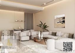 شقة استوديو فاخرة بإطلالة خلابة على النافورة | برج تايجر عجمان