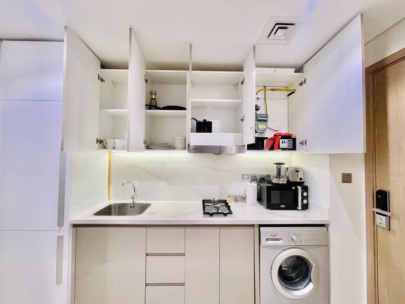 Ultra-Modern Fully Furnished Studio | Luxury Amenities | Prime Location | Farhad Azizi