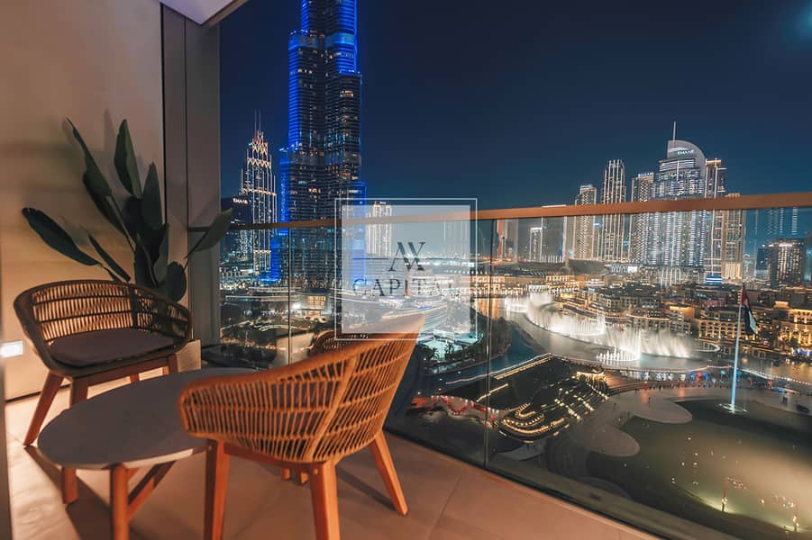 Iconic Luxury Living | Burj and Fountain Views