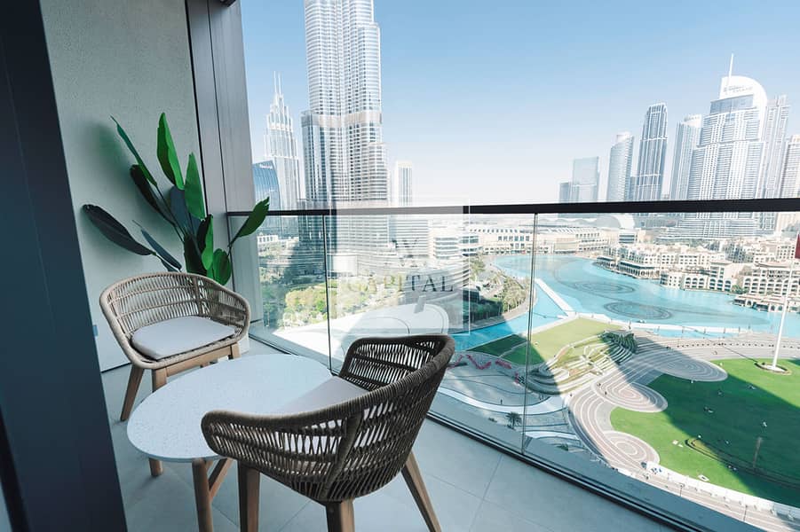 Iconic Luxury Living | Burj and Fountain Views
