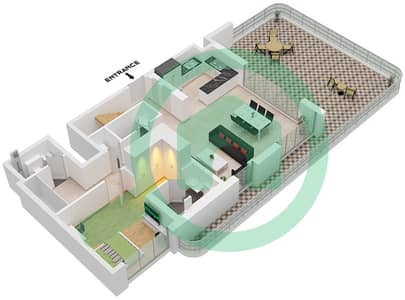 GEM Residences - Plan d’étage de 4 chambres Appartement Type/unité 4A-DU / UNIT 9 FLOOR 8 GEM Residences - Plan d’étage de 4 chambres Appartement Type/unité 4A-DU / UNIT 9 FLOOR 8