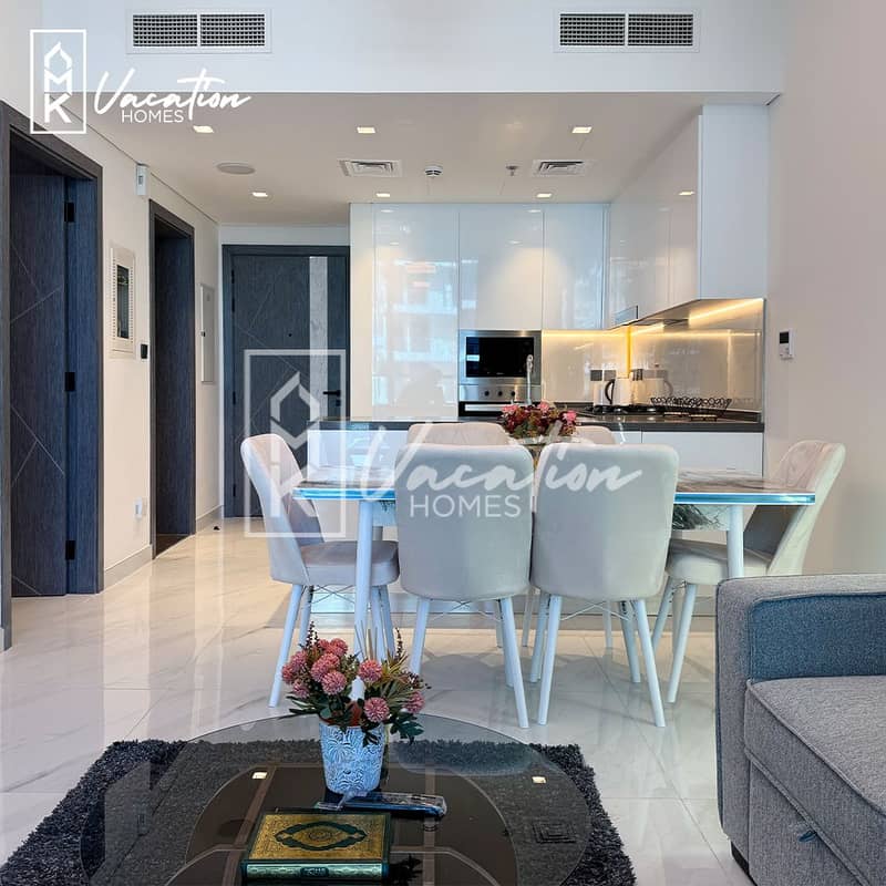 Spacious | Newly Furnished 1-Bedrooms SAMANA PARK VIEWS Bills Included