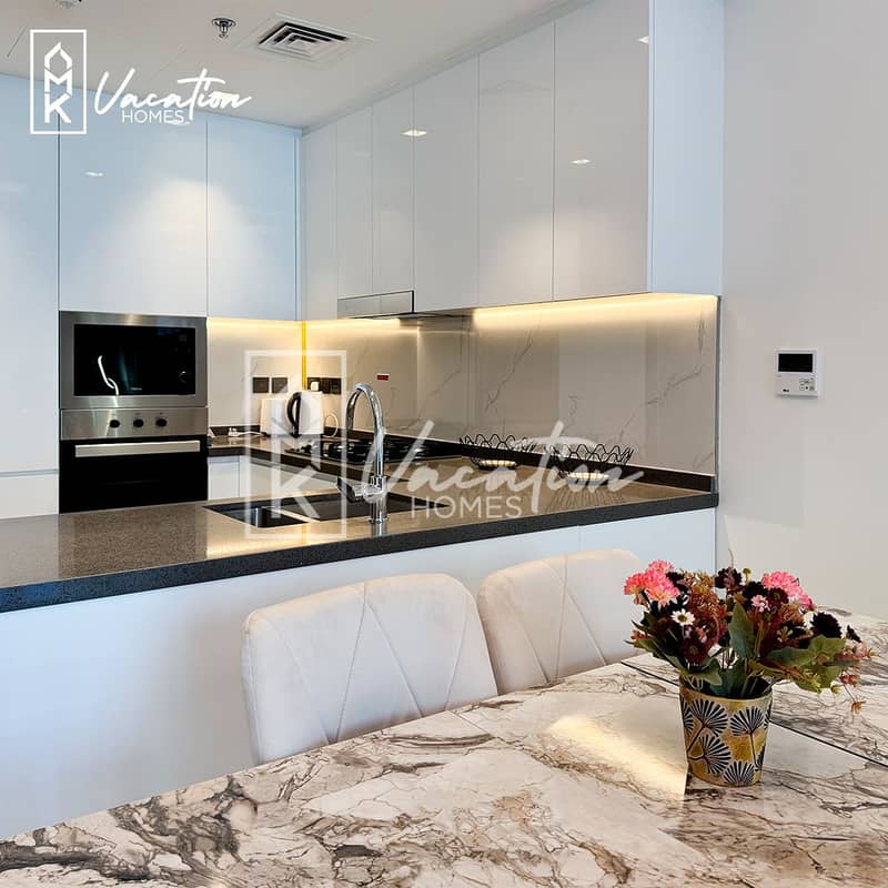 Spacious | Newly Furnished 1-Bedrooms SAMANA PARK VIEWS Bills Included