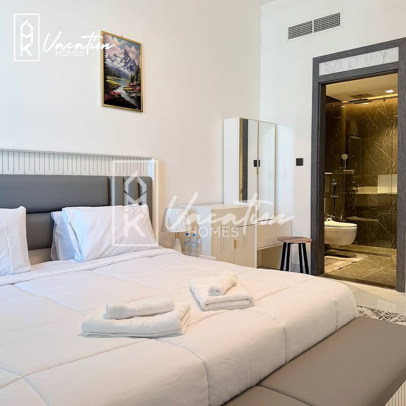 Spacious | Newly Furnished 1-Bedrooms SAMANA PARK VIEWS Bills Included - Image 7