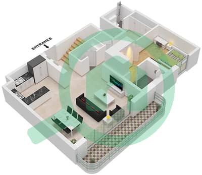 GEM Residences - Plan d’étage de 4 chambres Appartement Type/unité 4B-DU / UNIT 7 FLOOR 8 GEM Residences - Plan d’étage de 4 chambres Appartement Type/unité 4B-DU / UNIT 7 FLOOR 8