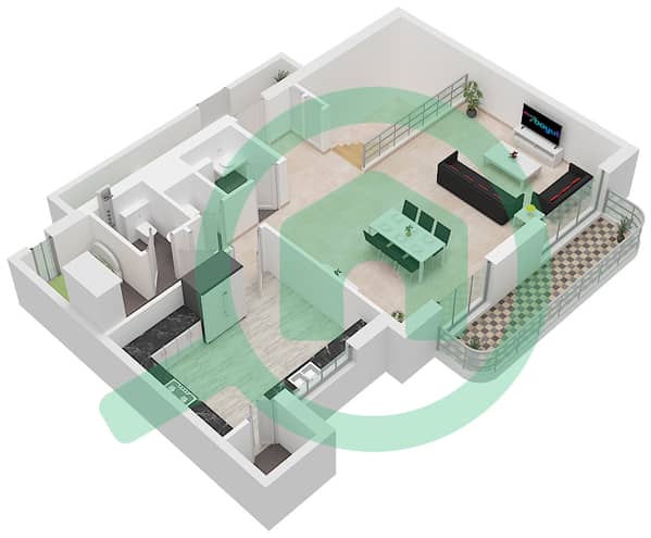 Type 3TH-1 Unit 2 Floor First Upper Type 3TH-1 Unit 2 Floor First Upper