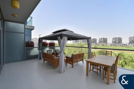 2 Bedroom Apartment for Sale in DAMAC Hills, Dubai - Partially Upgraded | Golf View | Terrace