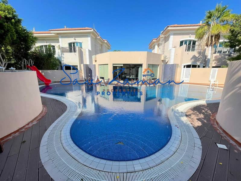 ON THE BEACH 5BR DRIVERS MAIDS PRIVATE GARDEN SHARED POOL GYM COMPOUND VILLA JUMEIRAH 3