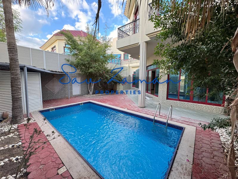 FABULOUS 4BR MAIDS PRIVATE GARDEN & POOL SEMIN INDEPENDENT VILLA AL MANARA