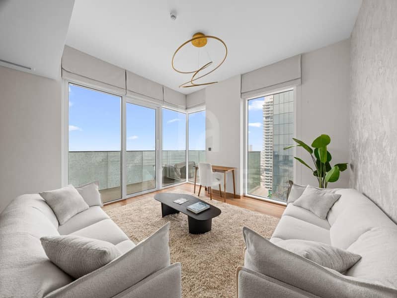 Upgraded | Furnished | Sea View | Wood Flooring