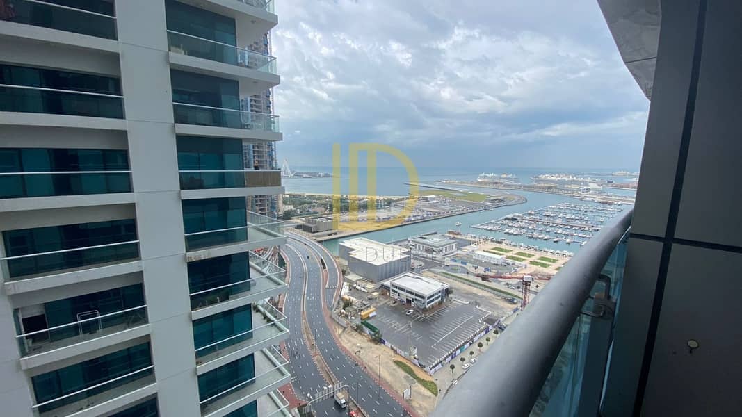 Sea and Dubai Eye View I Furnished I High floor