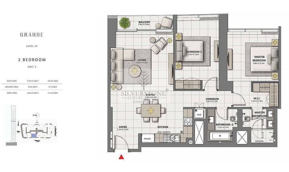 Designer Furniture I High Floor I Vacant - Image 10