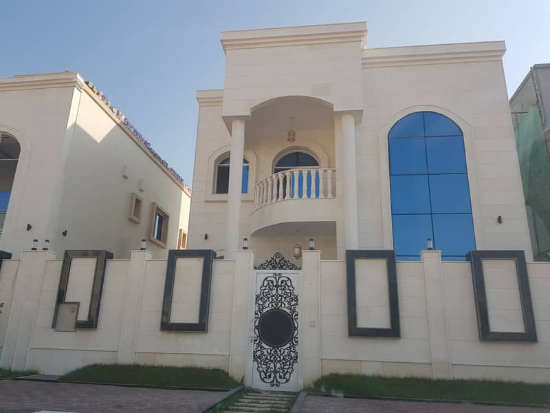 Villa for sale stone finishes Super Deluxe finishes and indoor elevator freehold for all nationalities with bank financing