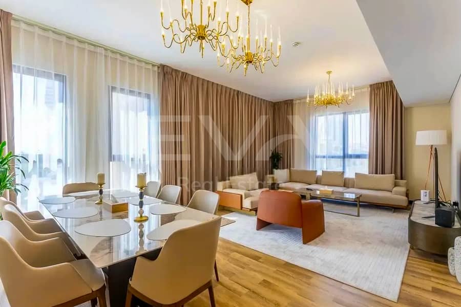 Fully Upgraded | Burj and Sea View | Corner Unit