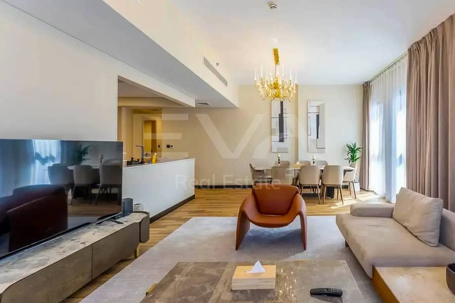 Fully Upgraded | Burj and Sea View | Corner Unit