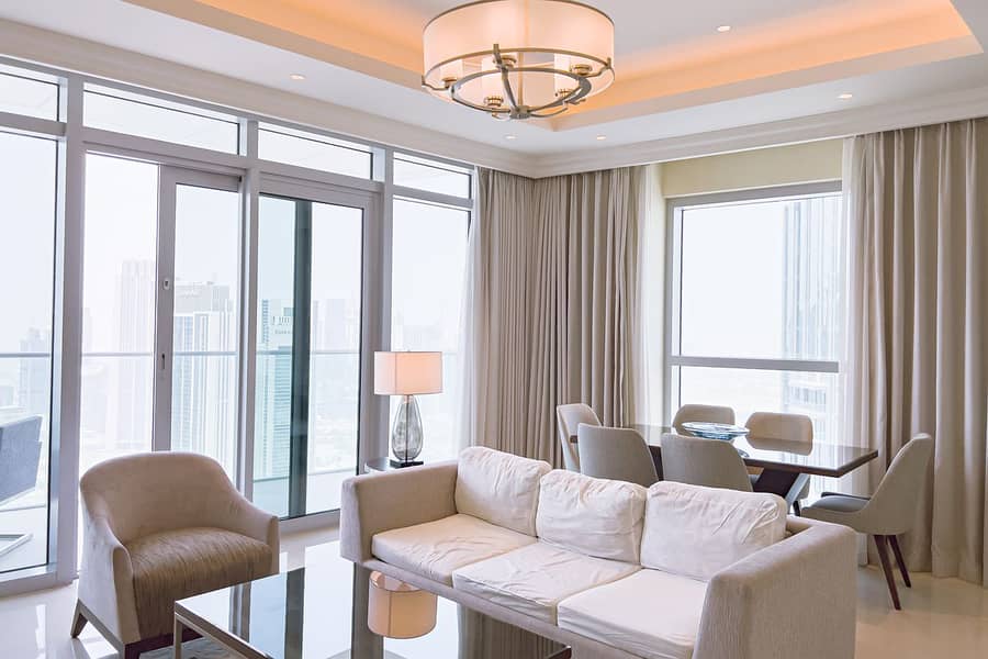 Burj And Fountain Views | Furnished | HighFloor