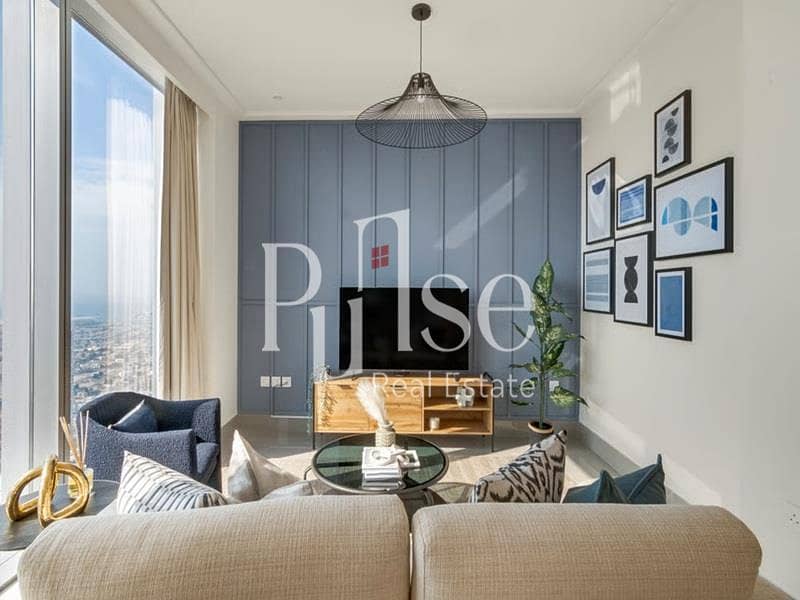 Fully Furnished 1BR | High Floor | Park view